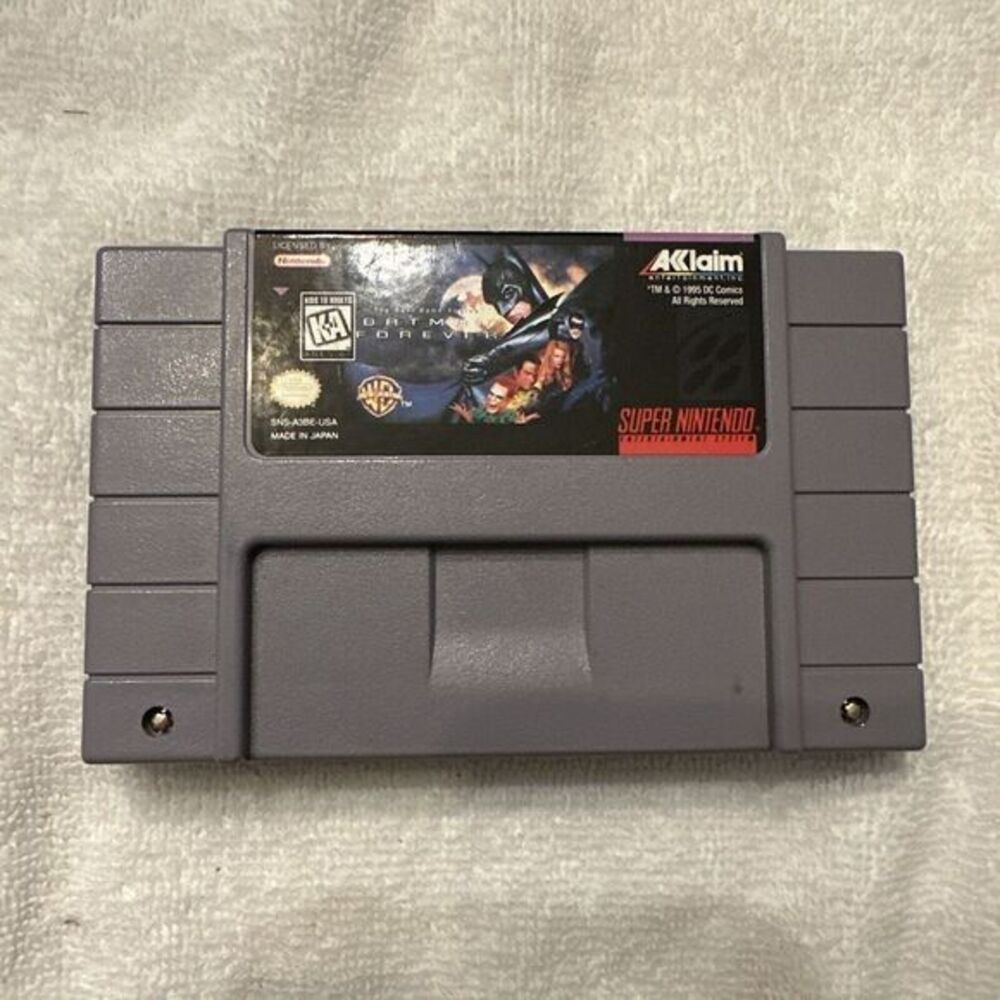 Batman Forever (Super Nintendo Entertainment System, 1995)‎ Cartridge Only
